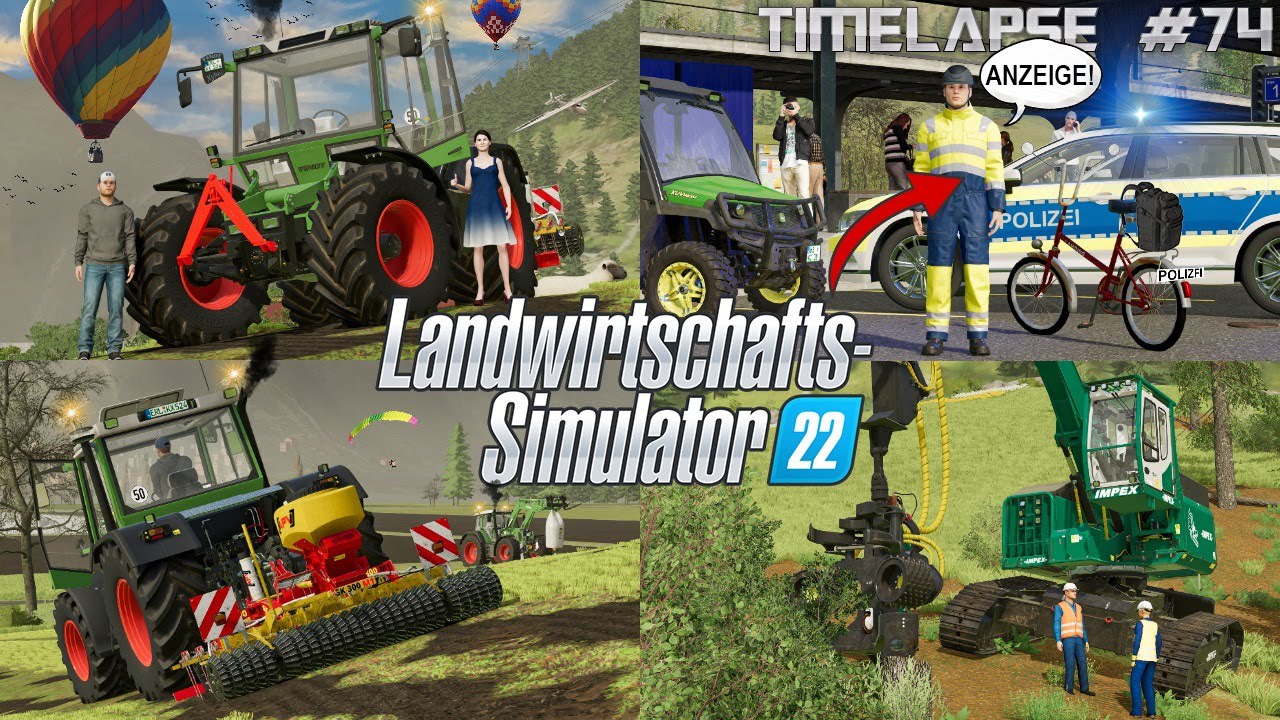 ÄRGER mit dem ANZEIGENHAUPTMEISTER in ERLENGRAT! 😱👨‍✈️🚨 WIESEN nachsäen! 🌿🚜💨| [LS22] - Timelapse #74