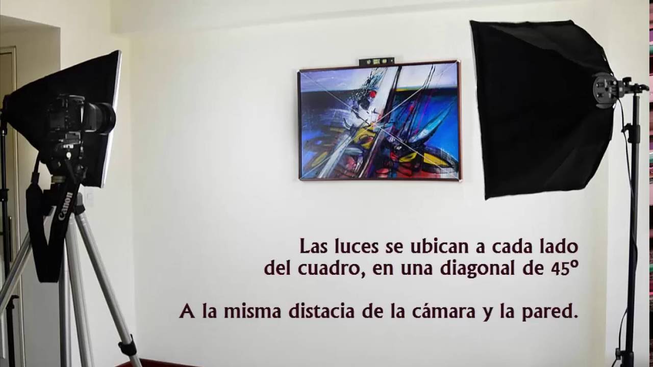 Cómo fotografiar obras de arte