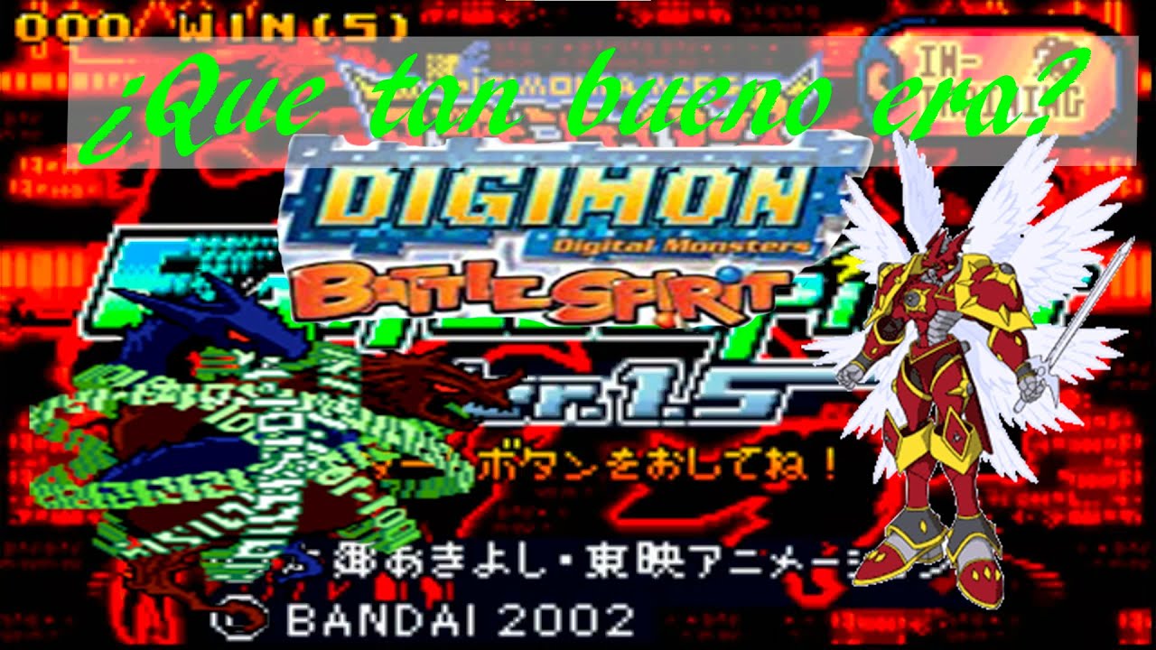 ¿Qué tan bueno era? Digimon battle spirit 1 y 1.5