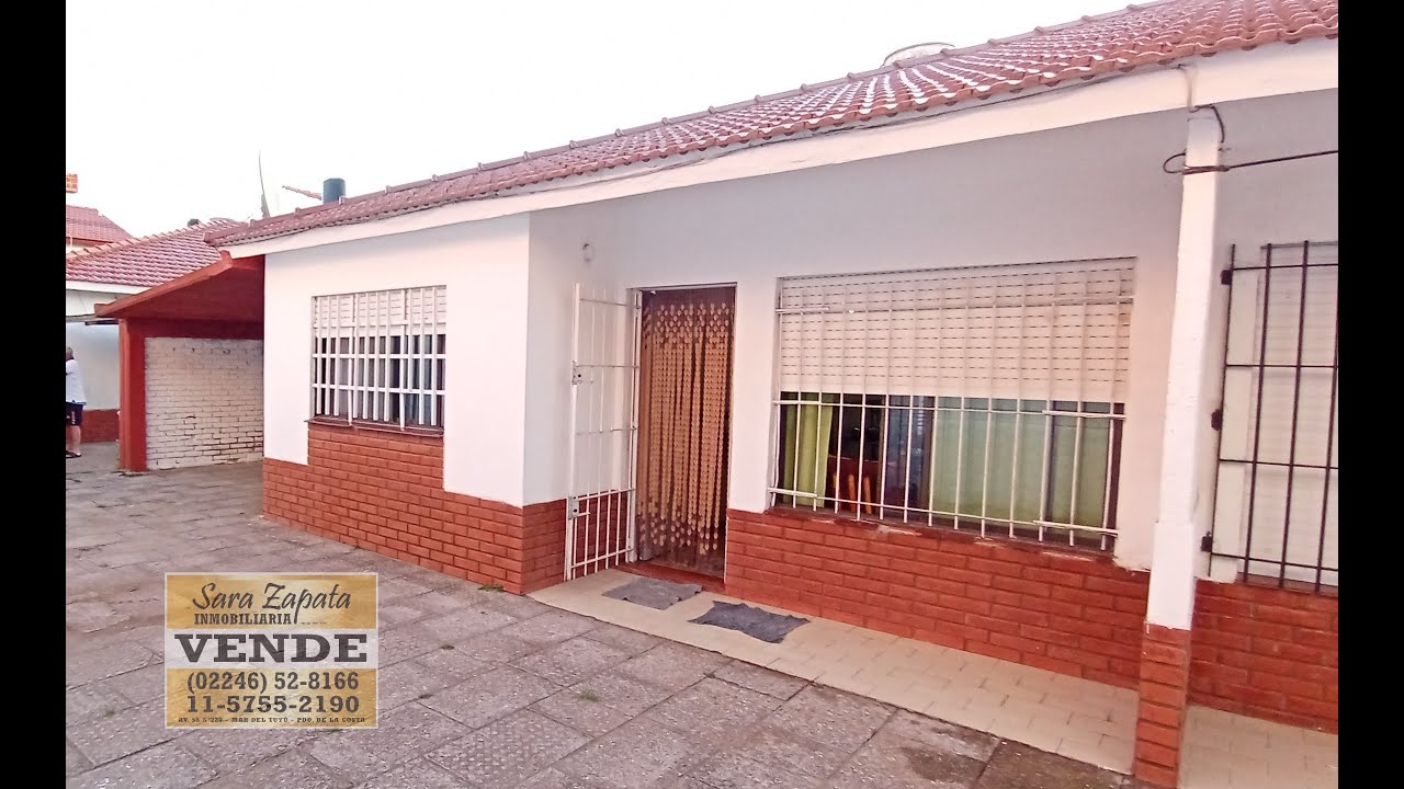 Calle 60 e/ la playa y Calle 1 MAR DEL TUYÚ CHALET 4 AMB A MEDIA CUADRA DEL MAR VENDE SARA ZAPATA