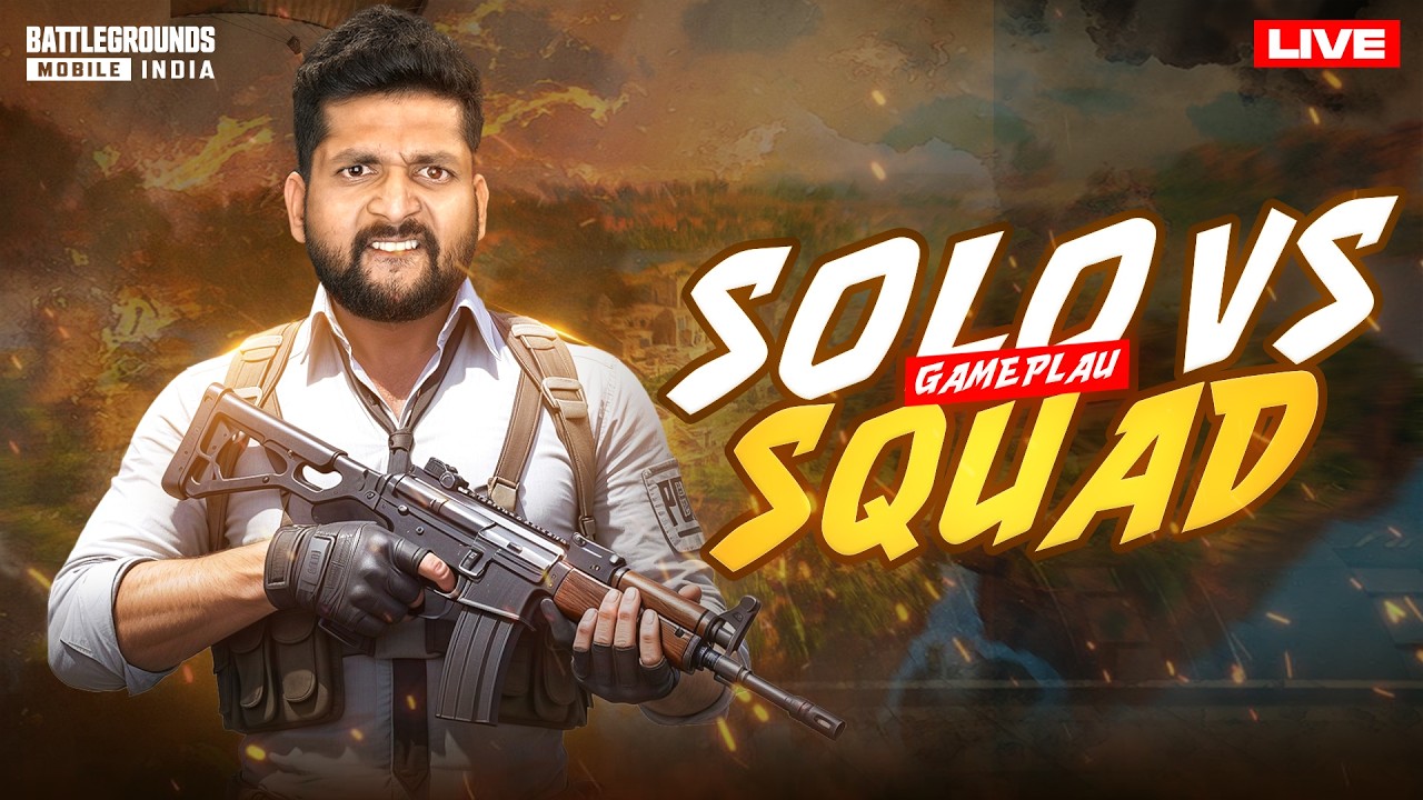 Solo vs Squad || #bgmishorts #bgmilivetelugu #bgmilive
