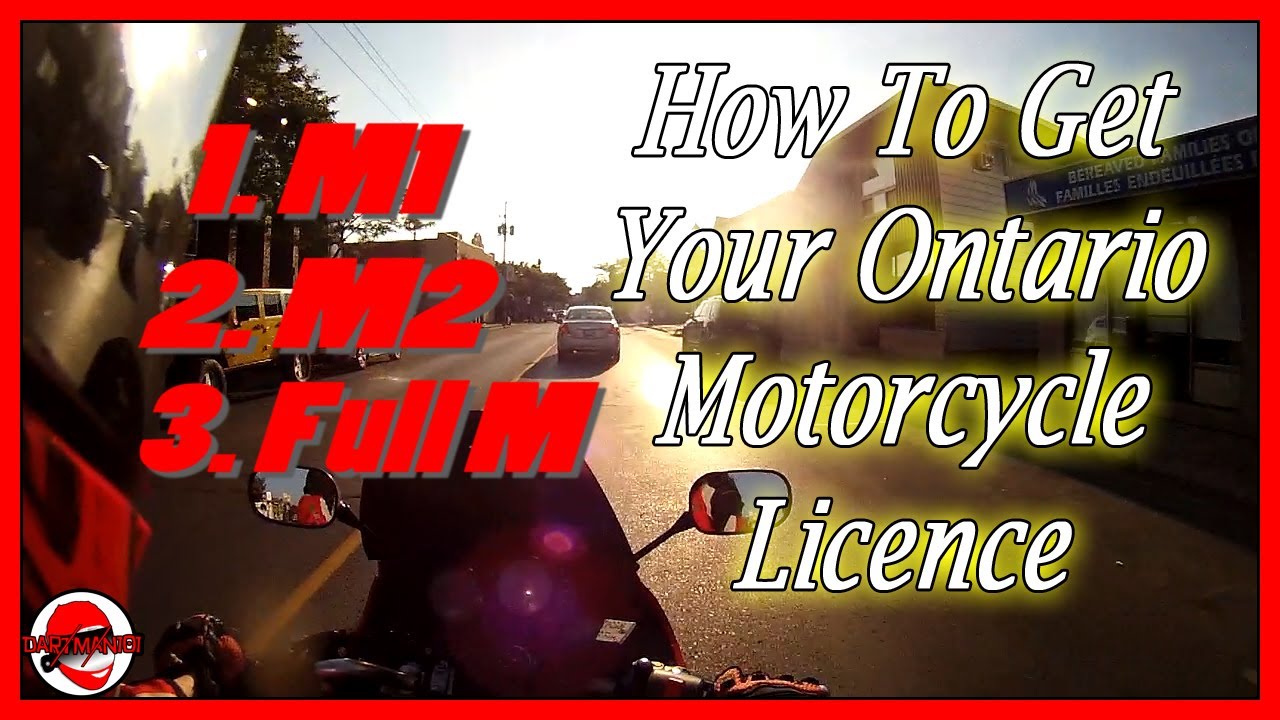 How To Get Your Ontario Motorcycle Licence - M1 M2 M