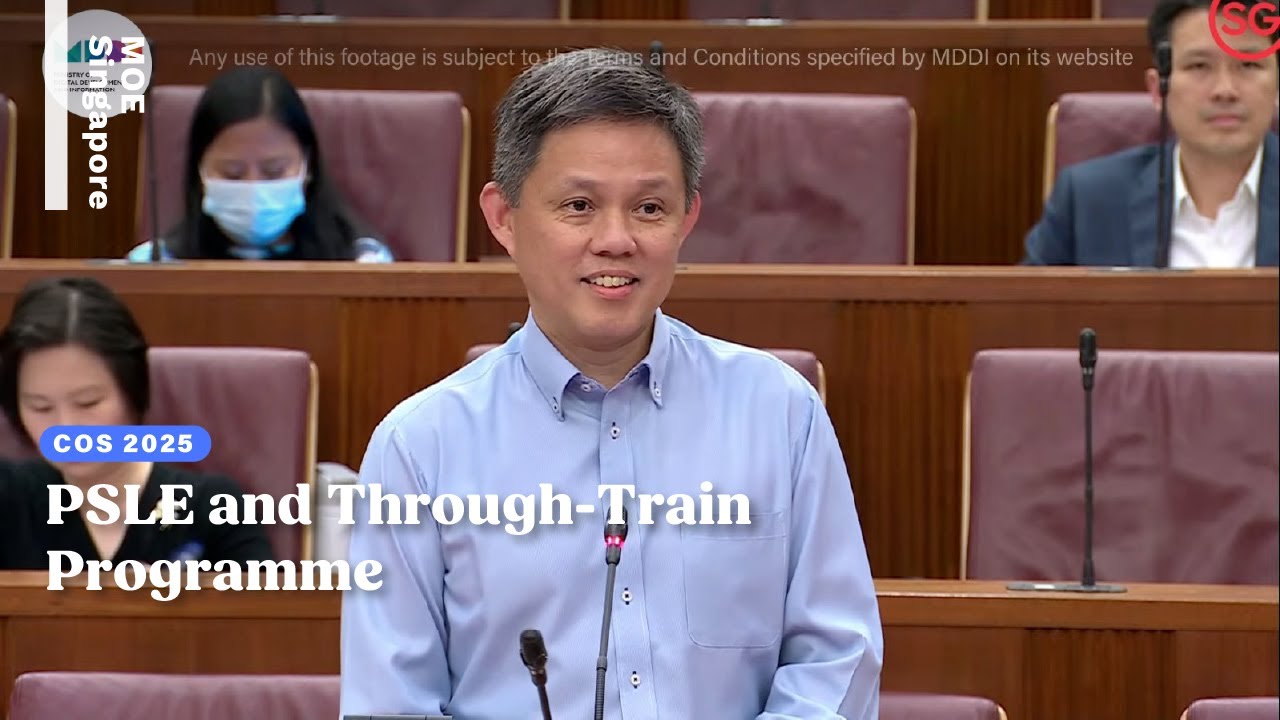 PSLE and Through-Train Programme – Minister for Education Chan Chun Sing