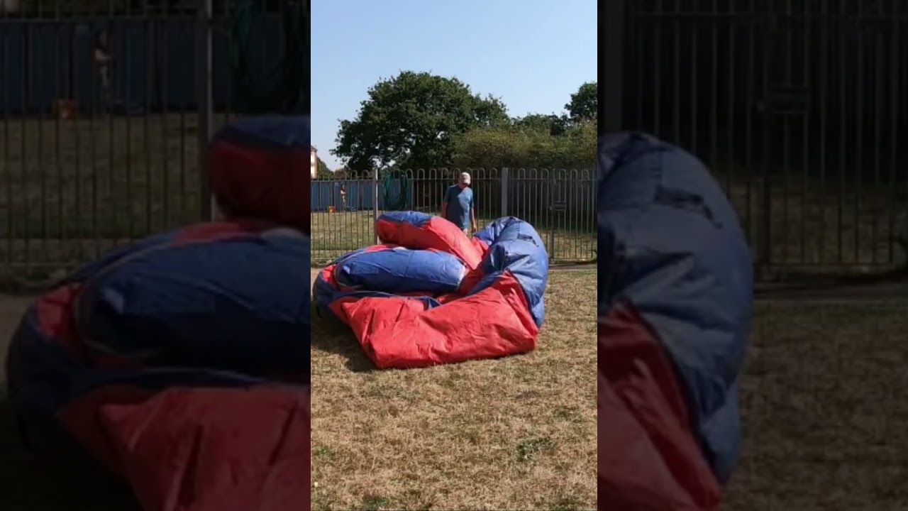12X12 Bouncy Castle🏰 Inflating #bouncyhouse #bouncy#inflatables