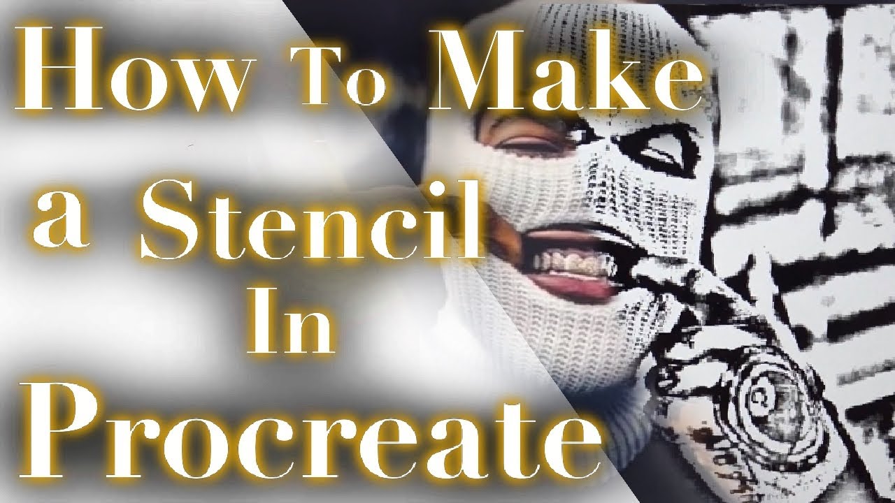1st method to make a stencil in procreate #tattootips