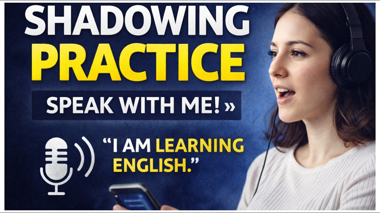 Shadowing Practice: Speak English Confidently in 10 Minutes a Day