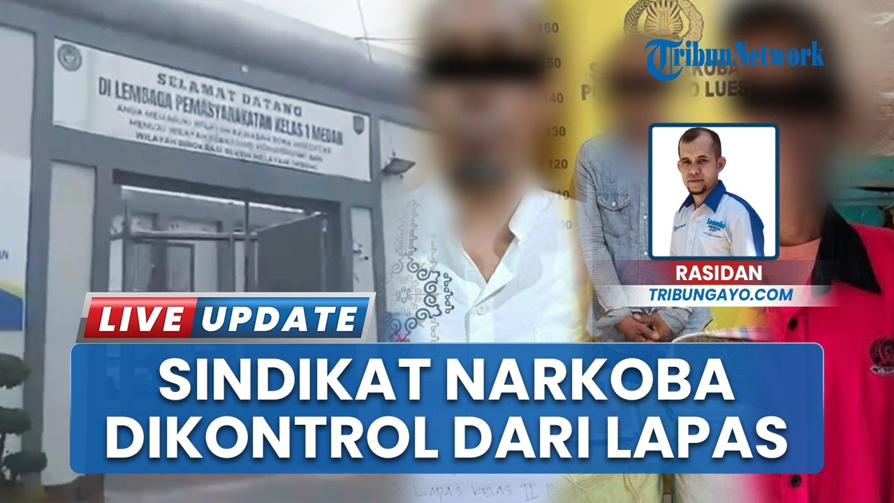 Polisi Ungkap Narapidana Kendalikan Peredaran Narkoba dari Dalam Lapas Tanjung Gusta & Kota Langsa
