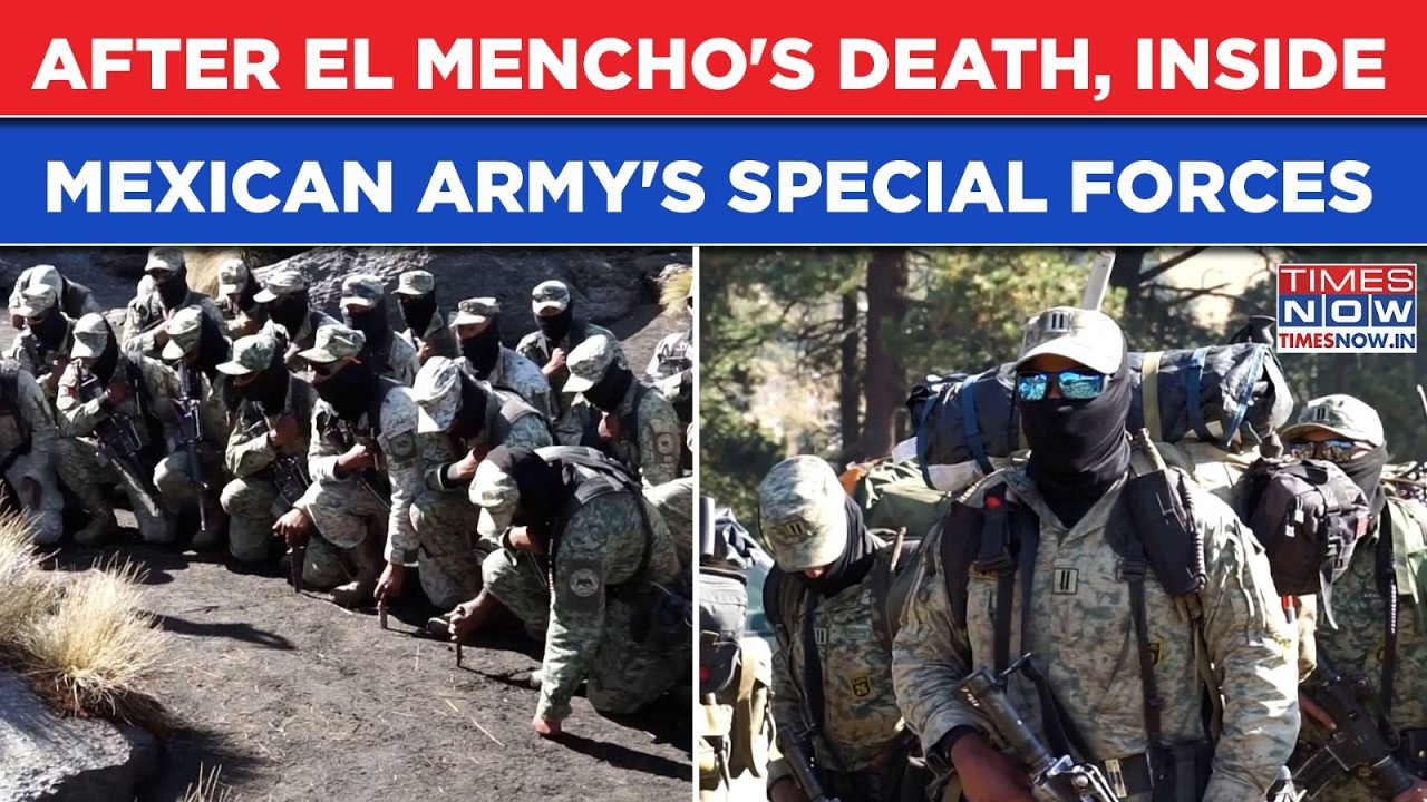 After 'El Mencho's' Killing, Inside Mexico Army's 'New' Special Forces: Watch How Elite Squad Trains