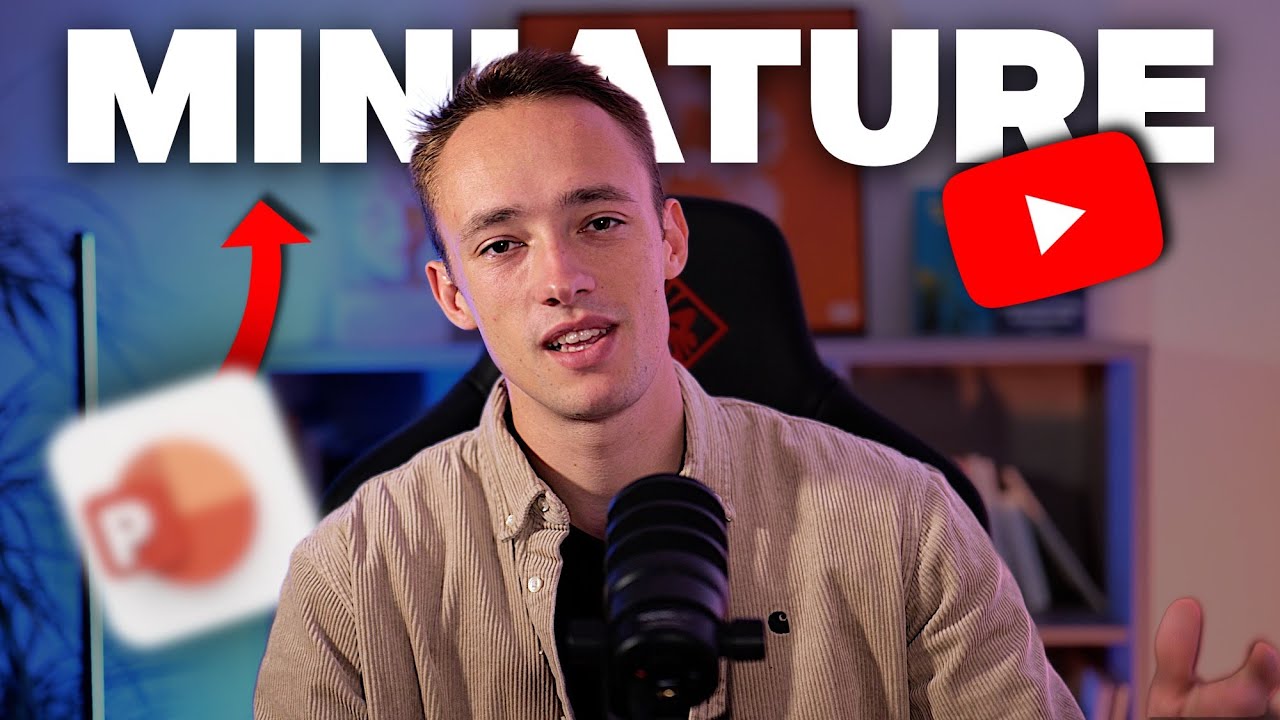 Tutoriel : Comment créer une miniature YouTube avec PowerPoint en 7 étapes + Bonus IA 🚀