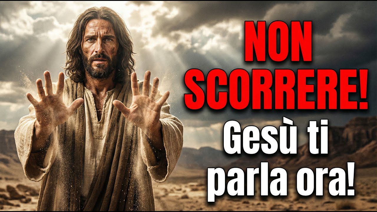 ⚠️ NON SCORRERE: Gesù ha un Messaggio Urgente per Te Oggi! (Brividi Puri) | #Gesù #Dio #preghiera