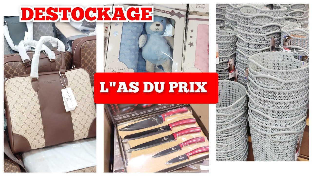 L'AS  DU PRIX ARRIVAGE ✅ DÉSTOCKAGE 26/08/23