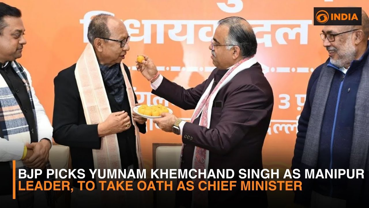 Breaking: BJP Picks Yumnam Khemchand Singh as Manipur Leader, to Take Oath as Chief Minister