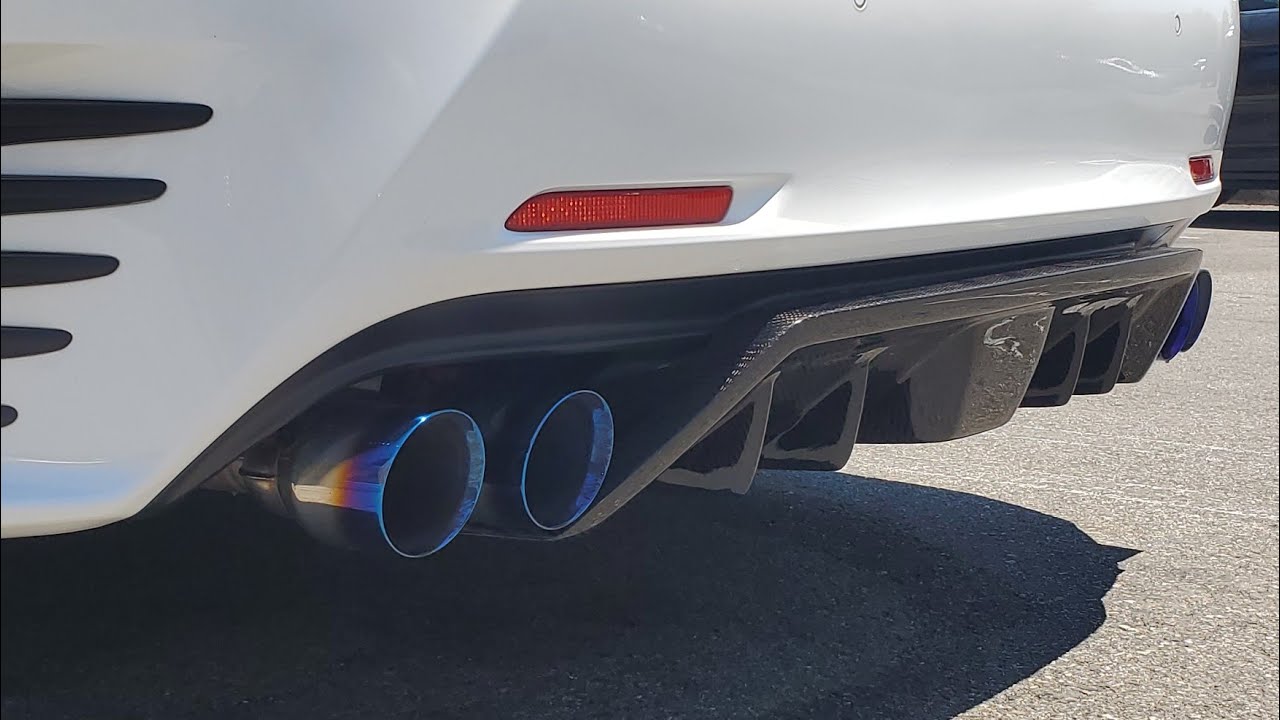 My wife buys and helps me install our new Carbon Fiber Diffuser for our 2015 Lexus RC350