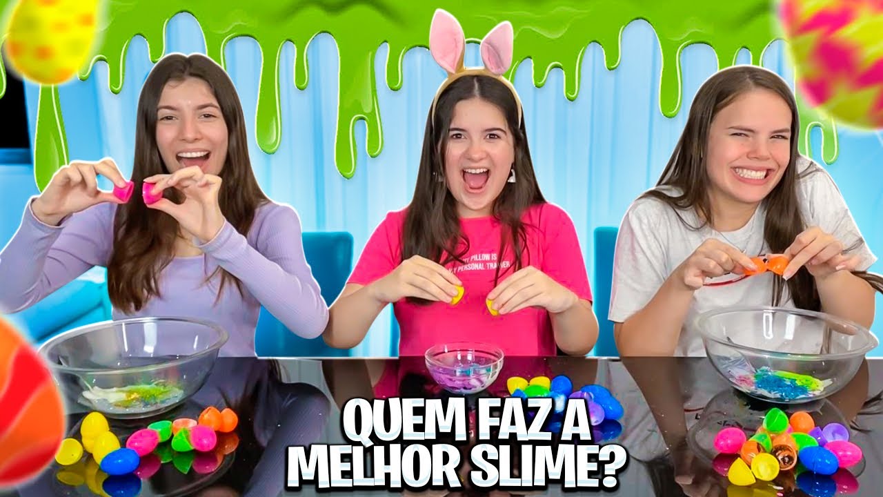NÃO ESCOLHA O OVO DE PÁSCOA ERRADO!! SLIME challenge