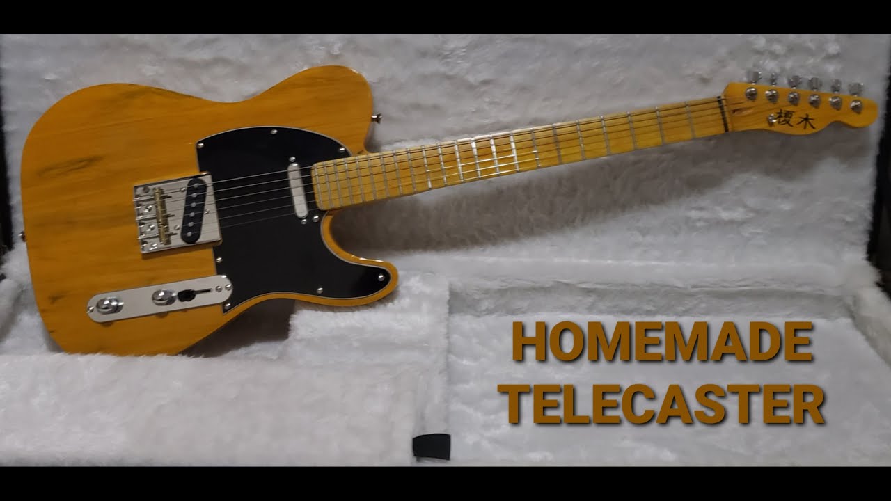 Homemade Butterscotch Blonde Telecaster