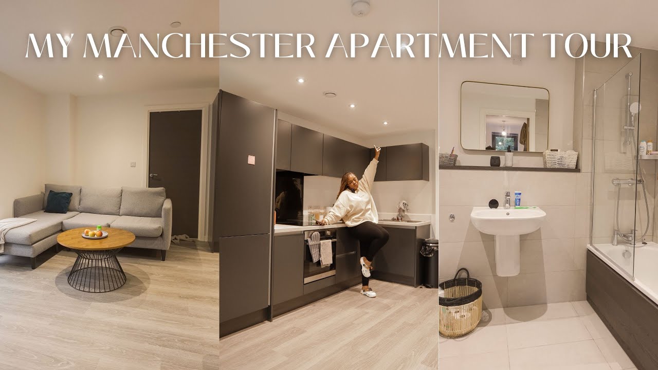 MY MANCHESTER 🇬🇧  APARTMENT TOUR | INTERNATIONAL STUDENT | RENT | TIPS FOR APARTMENT HUNTING