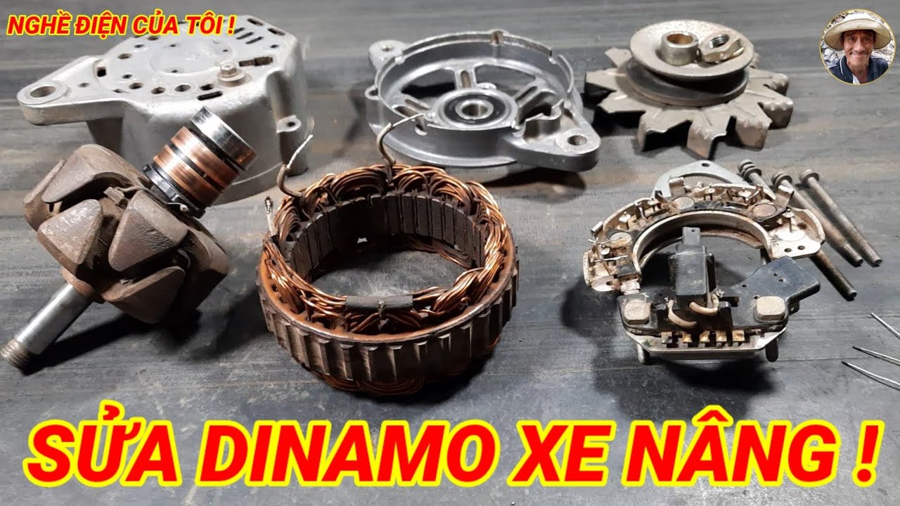 Cách kiểm tra, sửa chữa dinamo(Củ phát).