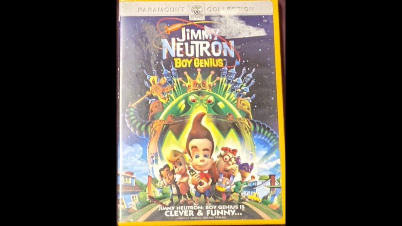 Opening to Jimmy Neutron Boy Genius 2002 DVD