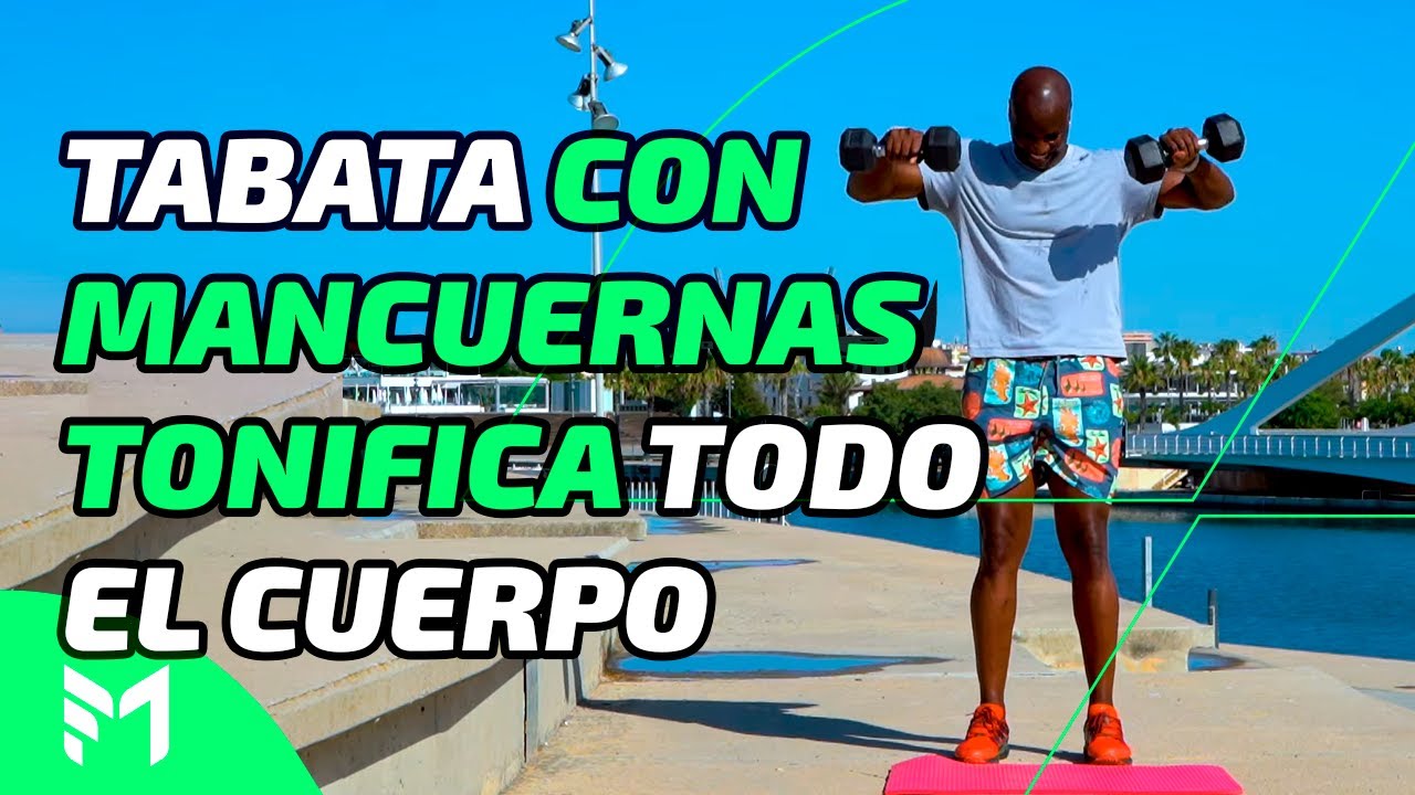 TABATA con #MANCUERNAS  para #Tonificar TODO EL CUERPO