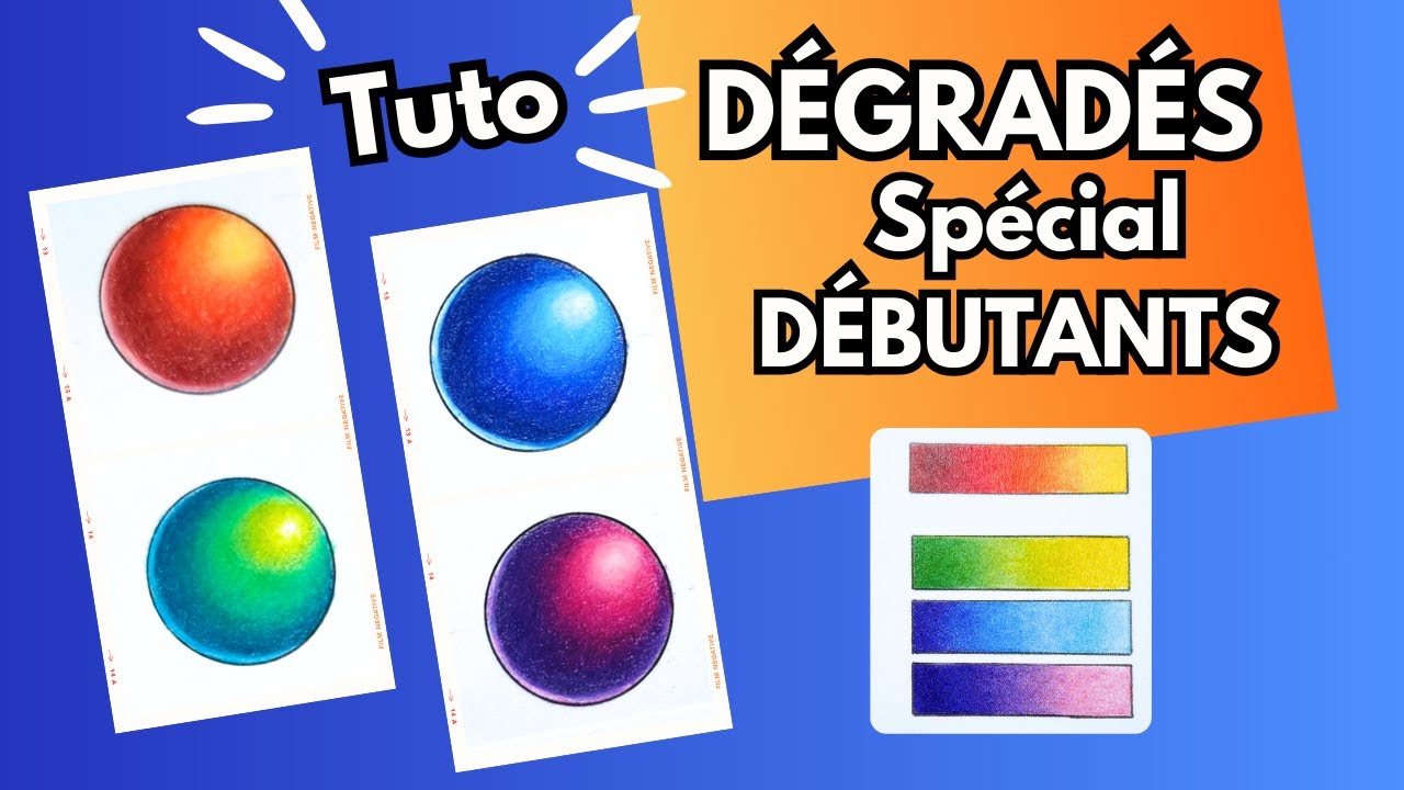 🔴 LIVE : tuto DÉGRADÉS spécial DÉBUTANTS !!! Comment réussir un dégradé aux crayons de couleur.