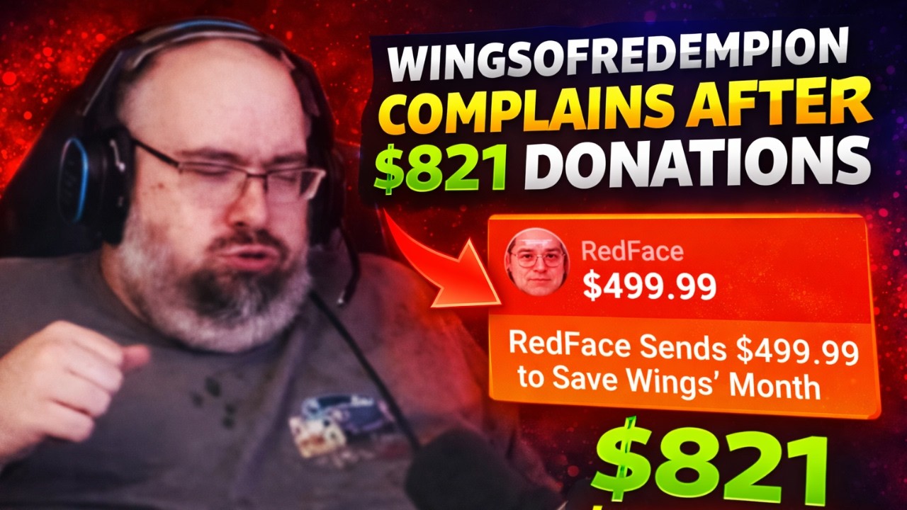 WingsOfRedemption Complains After $821 Donations RedFace Sends $499.99 to Save Wings’ Month