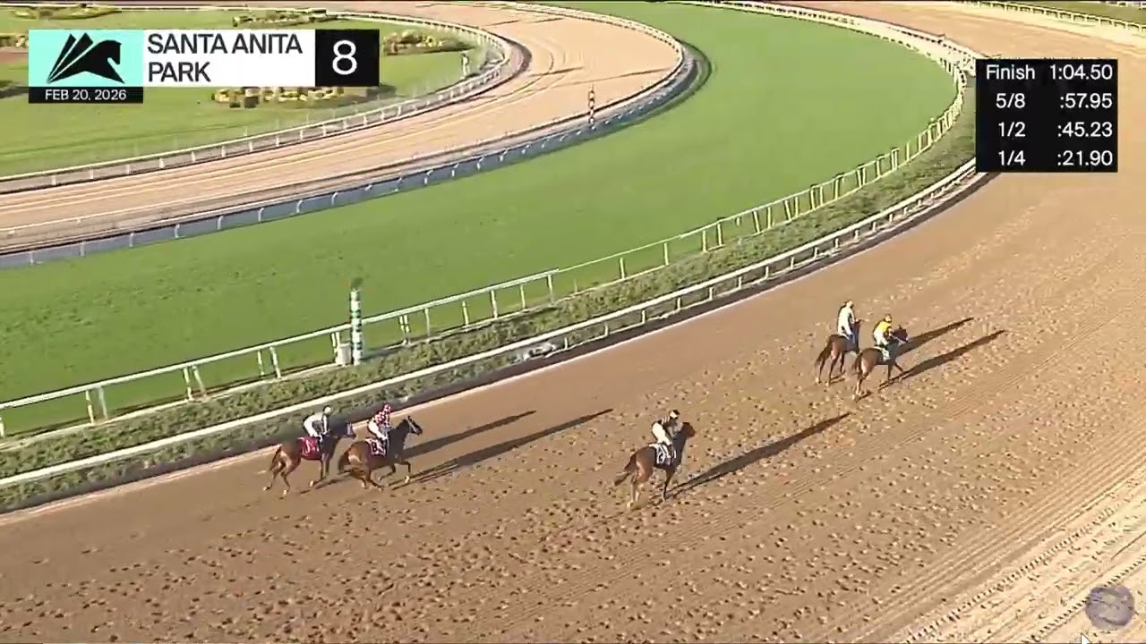 R8  Santa Anita 21 Feb 2026