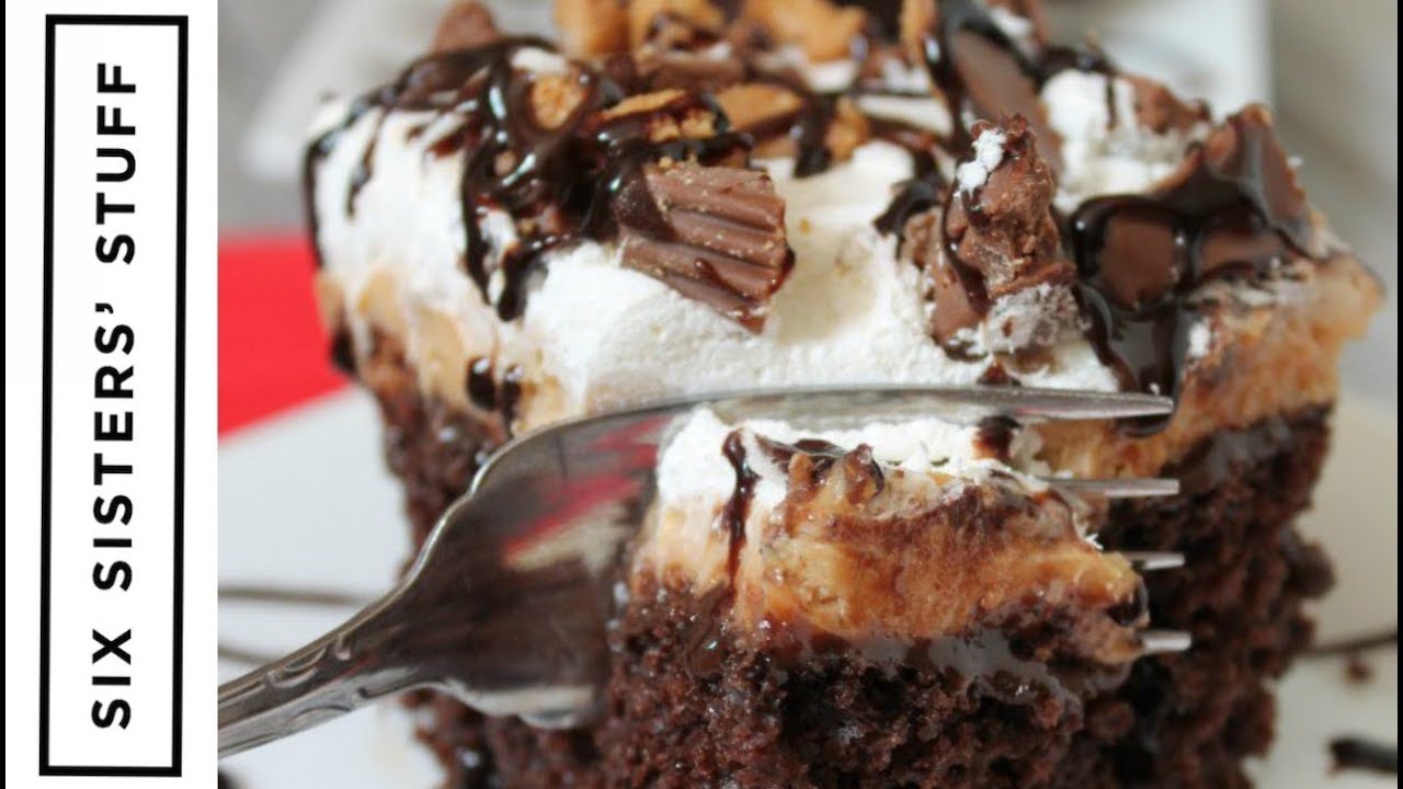 How to Make Reese's Peanut Butter Poke Cake