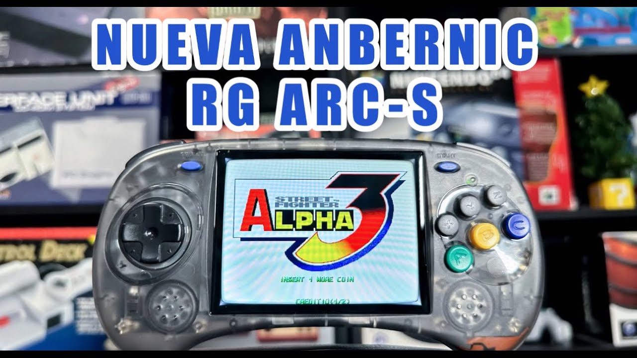 NUEVA ANBERNIC RG ARC-S // EXCELENTE PORTATIL PARA JUEGOS DE PELEA/SHUMPS/PLATADFORMA