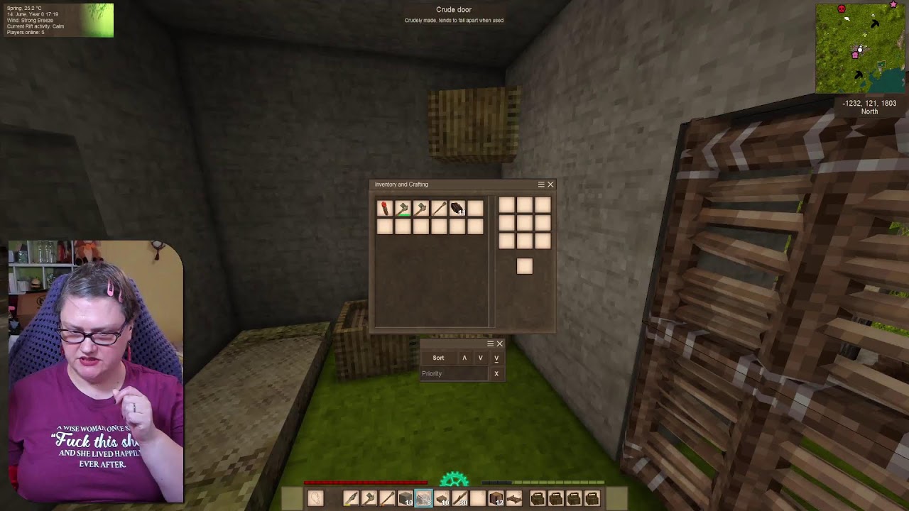 Vintage Story: New toon on a friend's server!