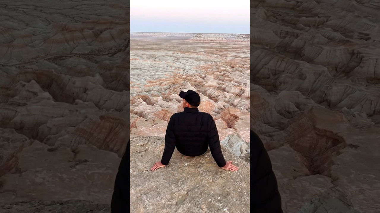 Places in Turkmenistan that don&rsquo;t feel real 🇹🇲🤯 #travel #adventure #explore #nature #turkmenistan