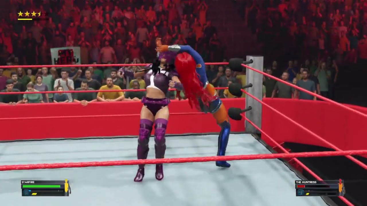 WWE 2K23 - Play Match 86 - Starfire VS Huntress