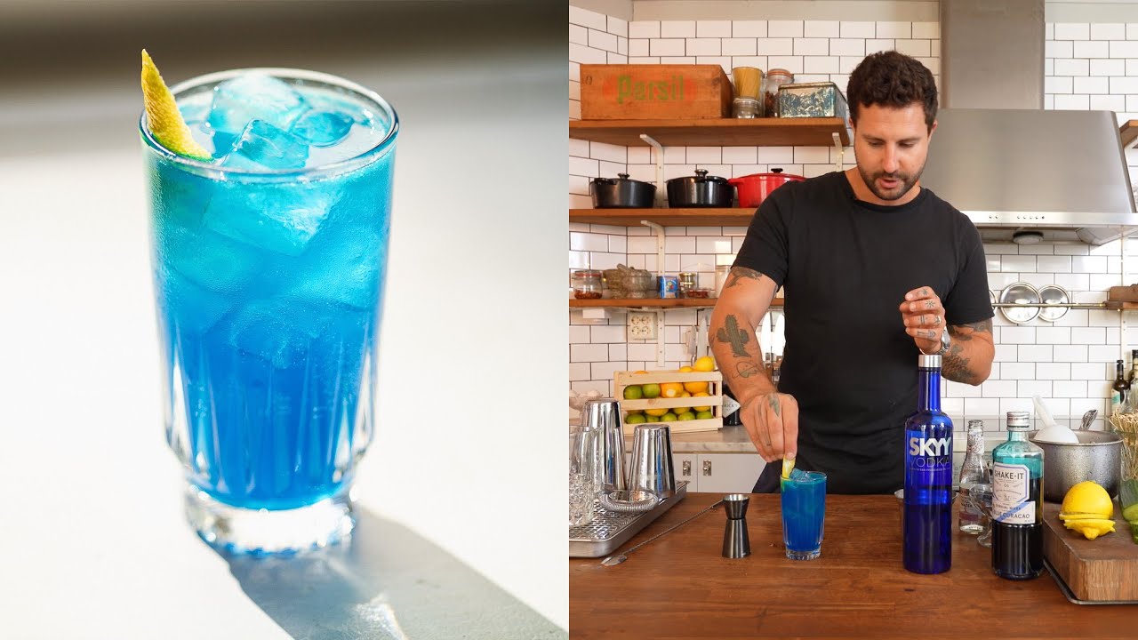 Så här blandar du Blue Lagoon