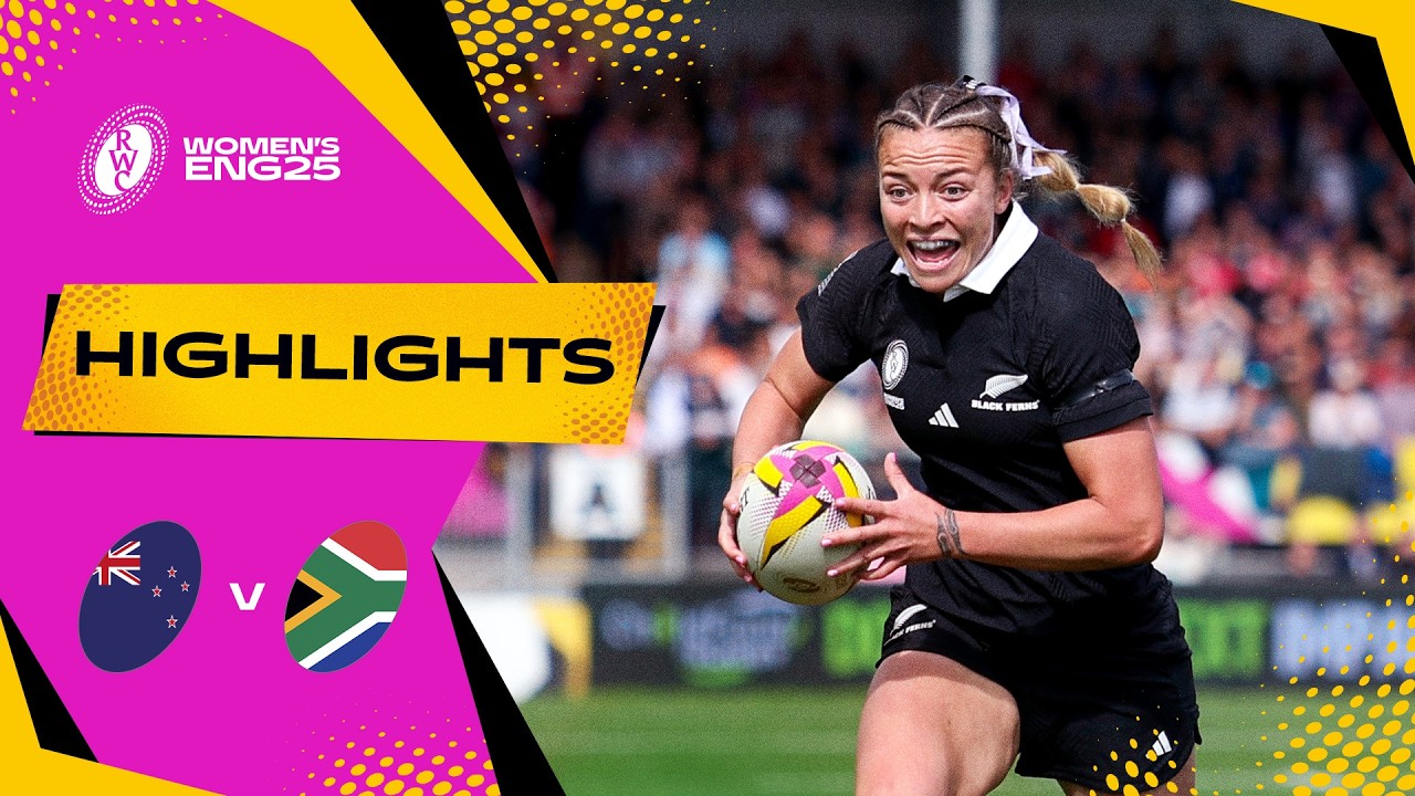 Black Ferns overpower Springboks 💪 | New Zealand v South Africa | Rugby World Cup 2025 | Highlights