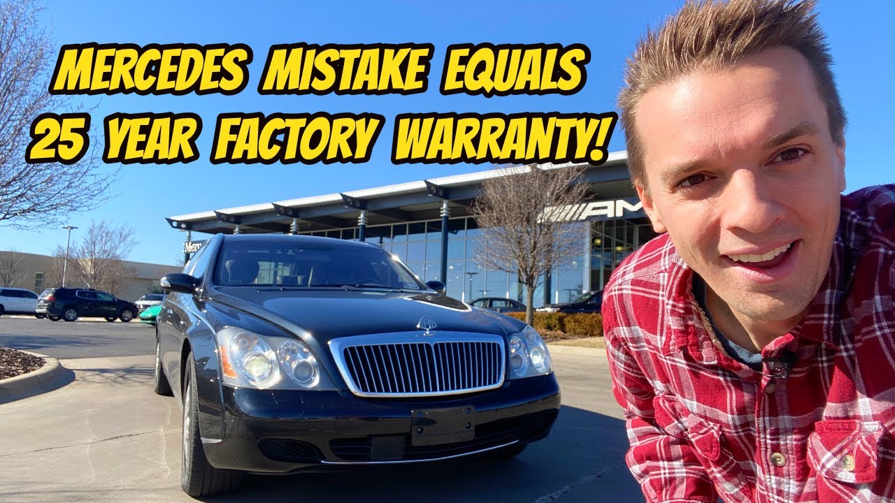 Mercedes has to warranty my cheap Maybach for 25 years because of their HUGE MISTAKE!