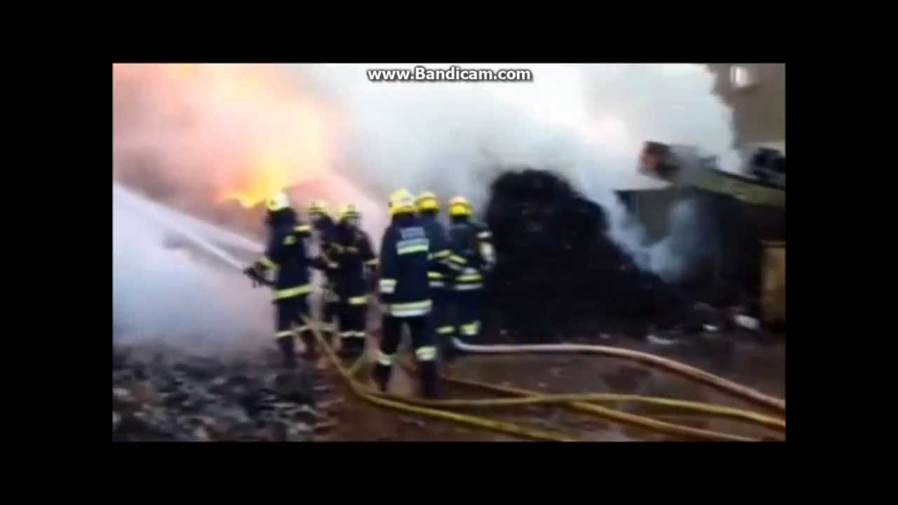 Lambach Schrottplatz Brand 15.12.2013 ( Graz )