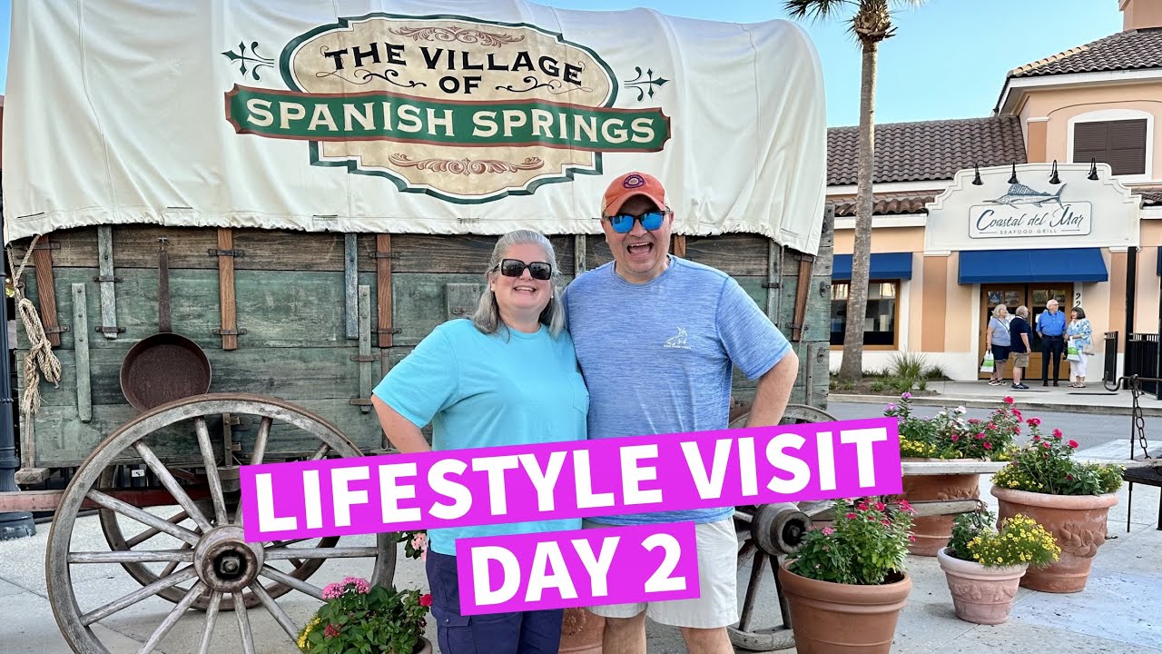 The Villages Florida Lifestyle Visit | Spanish Springs Town Square