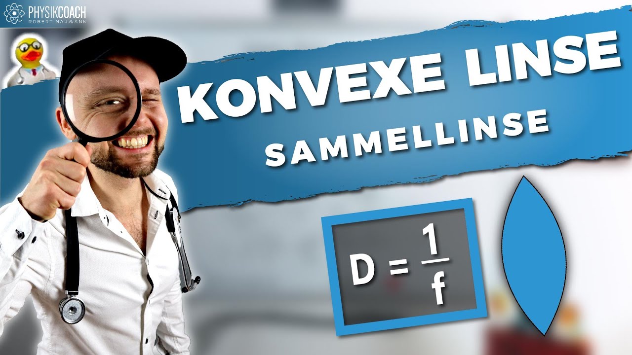 Konvexe Linse Strahlengang (Sammellinse) || Physik f&uuml;r Mediziner || Physik Grundlagen