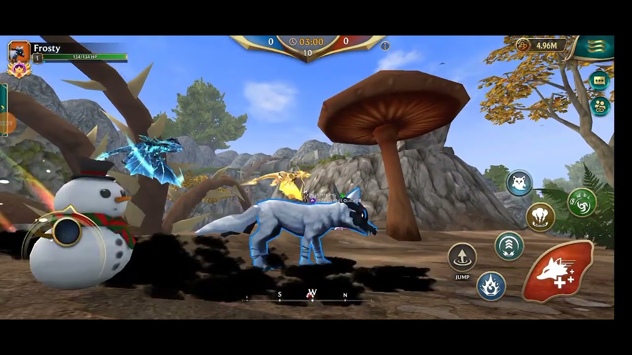 playing as fox in pvp! (wolf tales)