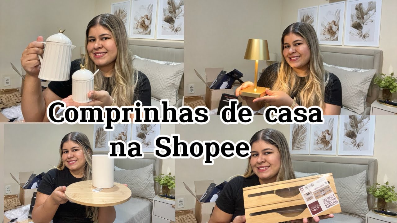 Achadinhos da shopee para decoração do meu apê 2026 só coisa linda 😻 comprinhas na shopee 😍