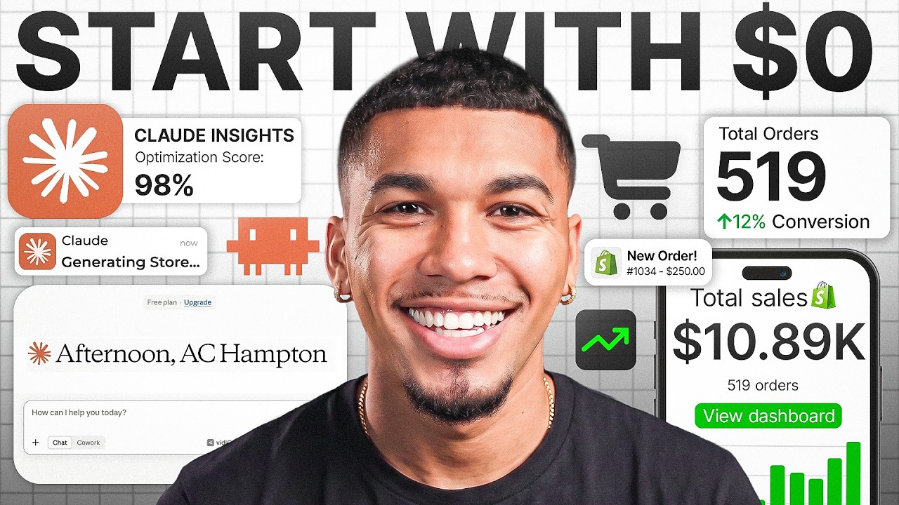 How to ACTUALLY Start Dropshipping with Claude AI in 2026 (FULL COURSE)
