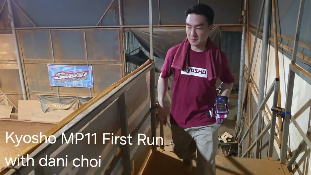 Kyosho MP11 First Run with dani choi