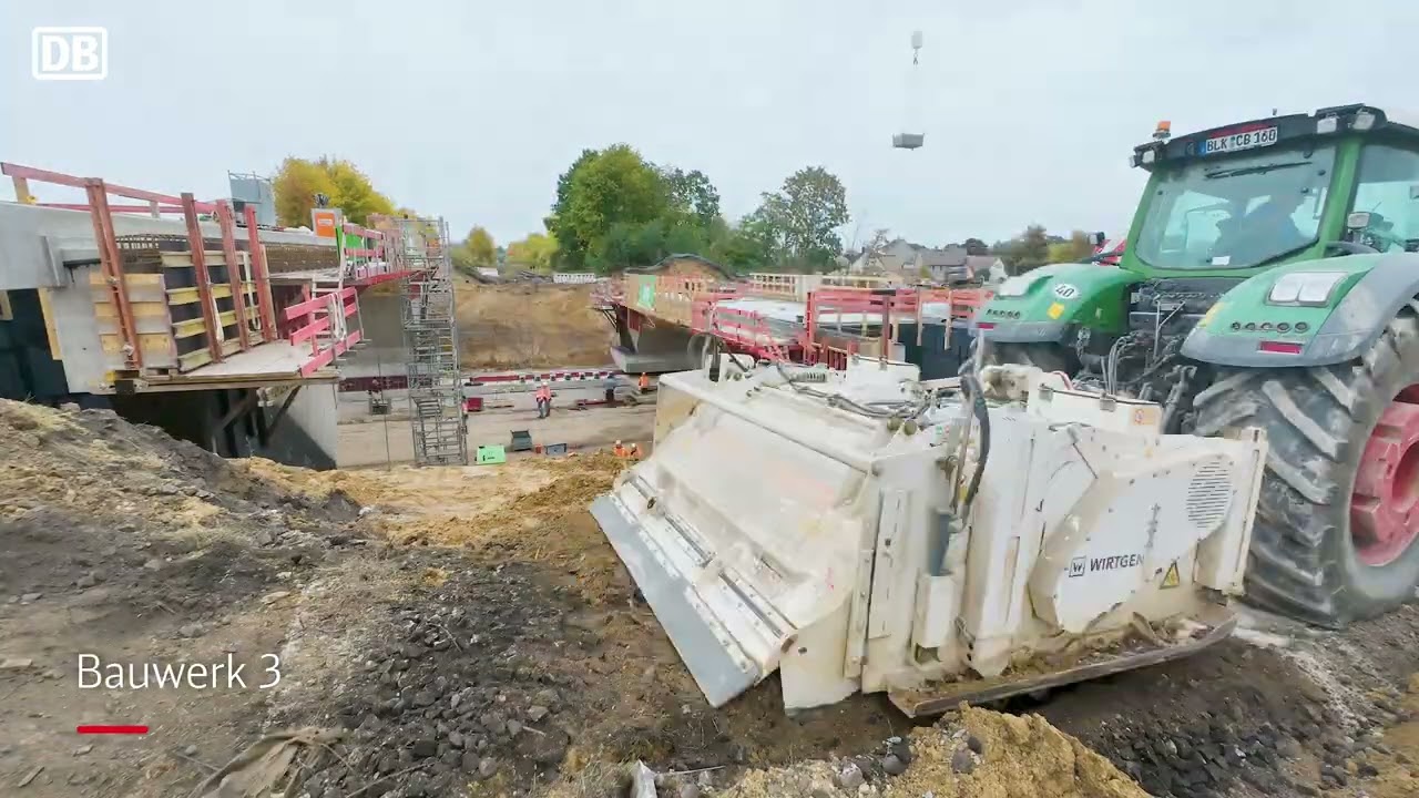 Erneuerung der Eisenbahn&uuml;berf&uuml;hrung Zeitz &ndash; Pr&auml;zisionsverschub f&uuml;r drei Bauwerke