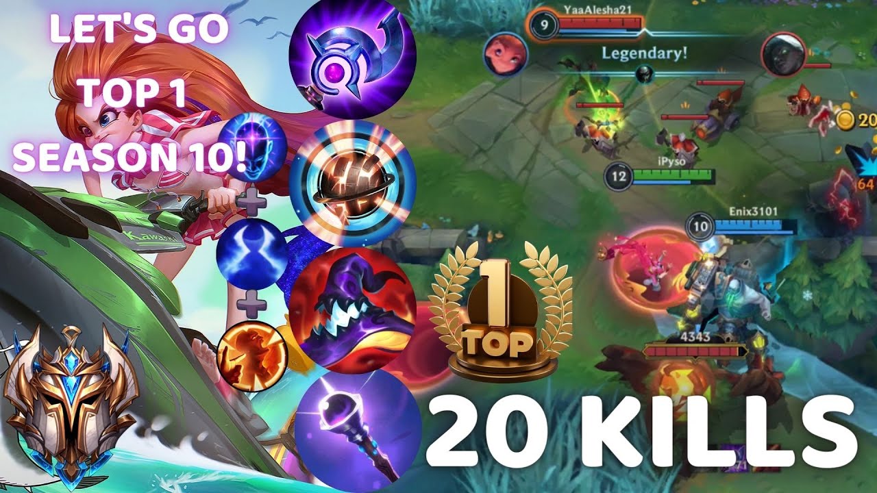 [WILD RIFT] RANK 1 ZOE MAKING THEM CRY - S10 GAMEPLAY + BUILD