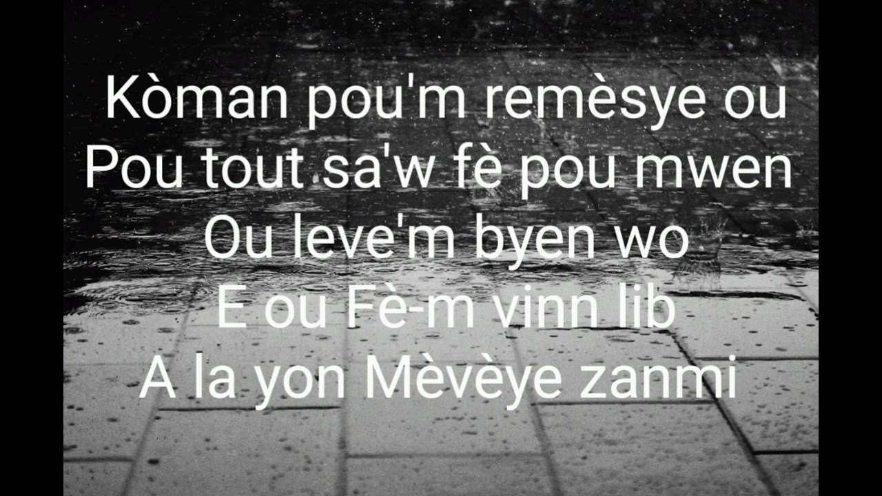 Kòman pou'm remèsye ou pou tout sa'w fè pou mwen  ( Corps de Christ  )