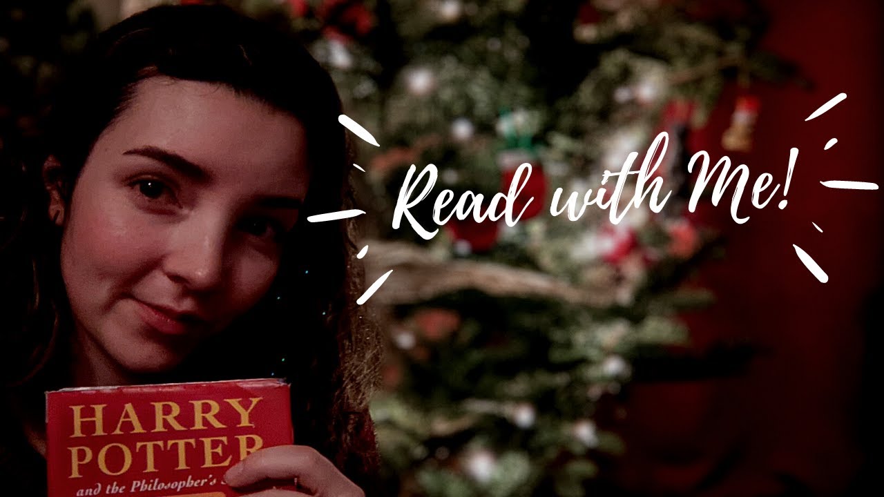 READ WITH ME - 17 minute christmas relaxing read with harp music