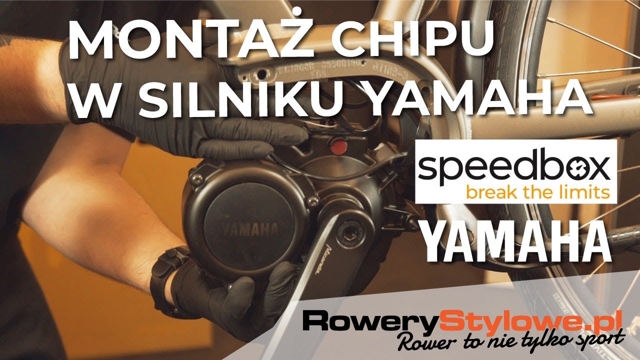 Chip tuning roweru elektrycznego z silnikiem Yamaha - Jak odblokować i zamontować SpeedBox ?