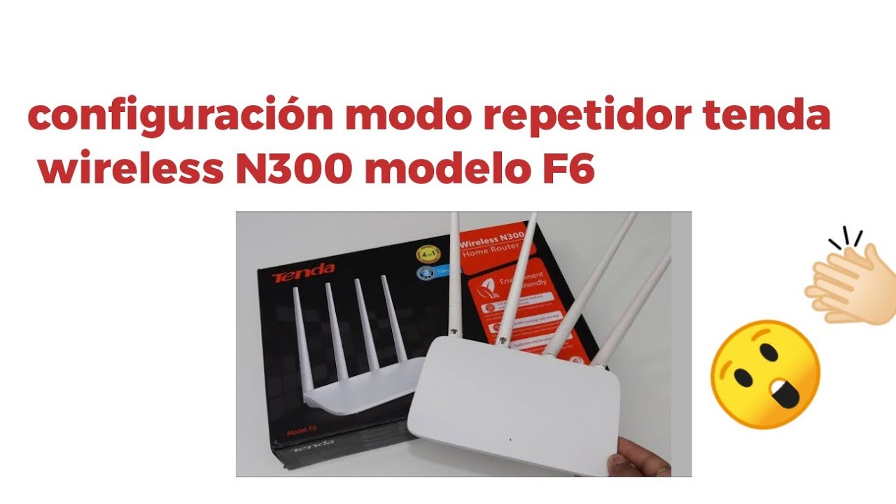 configuracion router tenda N300 modelo f6 , modo repetidor