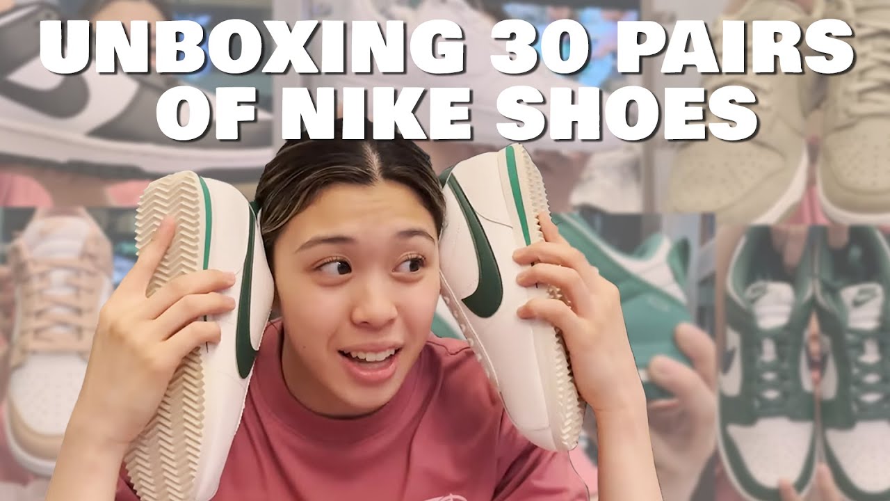 NIKE HAUL UNBOXING (30 PAIRS OF SHOES + CLOTHES) | Ella Fajardo