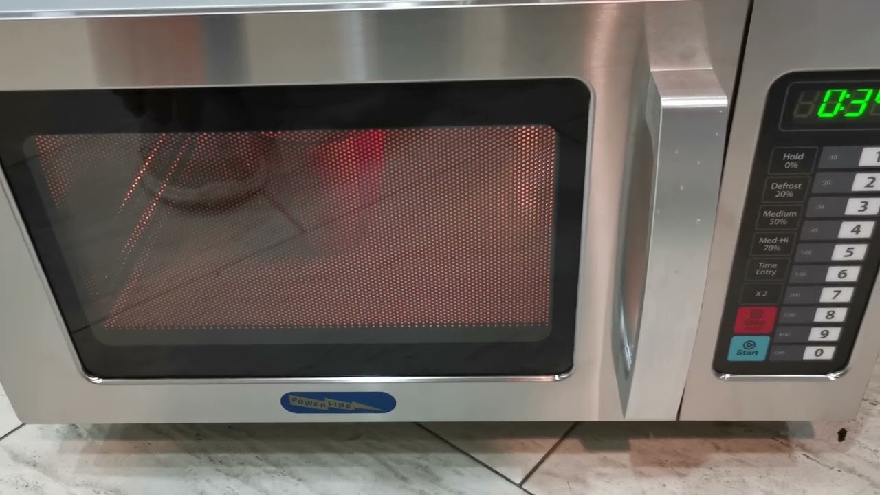 Powerline 1000w commercial microwave