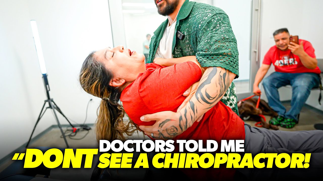 WOMAN **REFUSES** TO LISTEN TO HER DOCTOR ‼️🤬 | DR AVRAM | Asmr Chiropractic Back Pain